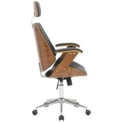 CLP Bureaustoel Chicago Kunstleer Zwart -VIDAXL Winkel 1000073519 0102