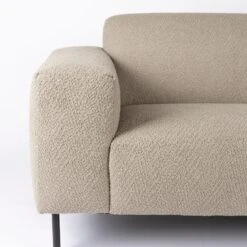 Puur Sylvia 2,5-zits Bank - Stof - Taupe -VIDAXL Winkel 1000074294 0103