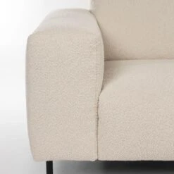 Puur Sylvia 2,5-zits Bank - Stof - Wit -VIDAXL Winkel 1000074296 0103