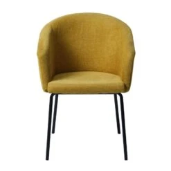 Giga Meubel Eetkamerstoel Weston Mosterd FabricGiga Living -VIDAXL Winkel 1000074341 0102