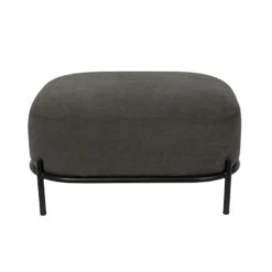 Puur Kalve Hocker - Rechthoek - Stof - Grijs -VIDAXL Winkel 1000074417 0102