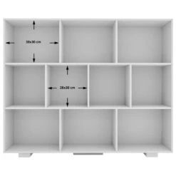 CLP Boekenkast Peoria Wit -VIDAXL Winkel 1000074654 0103