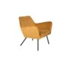 Puur Berg Fauteuil Velvet - Stof - Geel -VIDAXL Winkel 1000074940