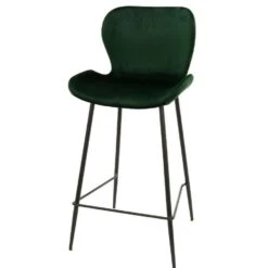 Verona Barstoel 67cm - Stof - Groen