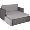 Tectake - Loungesofa Corfu-wicker Tuinset- Grijs 22 Tectake - Loungesofa Corfu-wicker Tuinset- Grijs -VIDAXL Winkel 1000077892