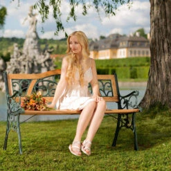 Tectake - Tuinbank Tuin Bank Tuinbankje Zitbank Gietijzer 124 Cm 6 Tectake - Tuinbank Tuin Bank Tuinbankje Zitbank Gietijzer 124 Cm -VIDAXL Winkel 1000078020 0102