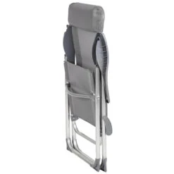 Tectake - Kampeerstoelen - Campingstoel - Tuinstoel - Set Van 4 - Grijs -VIDAXL Winkel 1000078034 0103