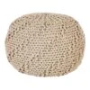 PRIENE - Poef - Beige - 50 Cm - Katoen -VIDAXL Winkel 1000081477