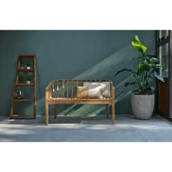 Exotan Tuinbank Lilly - Acacia - White Wash - 81x123x65 -VIDAXL Winkel 1000083596 0102