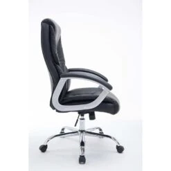 Clp Bureaustoel XXL Rodeo Kunstleder Zwart -VIDAXL Winkel 1000084062 0102