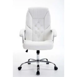 Clp Bureaustoel XXL Rodeo Kunstleder Wit -VIDAXL Winkel 1000084064 0101