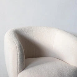 Giga Meubel Fauteuil Wit - Teddy - 78x78x71cm - Fauteuil Lisa -VIDAXL Winkel 1000085104 0102