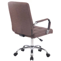 Clp Bureaustoel Deli PRO Stof Bruin -VIDAXL Winkel 1000085208 0103