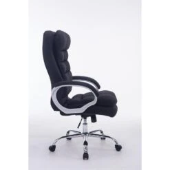 Clp Bureaustoel XXL Vancouver Stof Zwart -VIDAXL Winkel 1000085315 0102