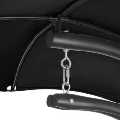 Tectake - Hangstoel Ligbed Maja - Zwart 7 Tectake - Hangstoel Ligbed Maja - Zwart -VIDAXL Winkel 1000086431 0103