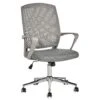 Beliani Bureaustoel BONNY - Grijs Polyester -VIDAXL Winkel 1000087262