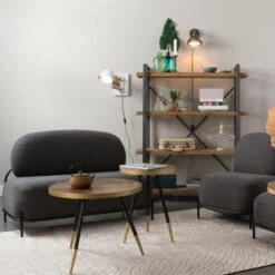 Rein Living Polly Bank - Grijs -VIDAXL Winkel 1000088139 0103