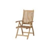 Exotan Verstelbare Tuinstoel Comfort - Teak - Naturel - 109x74x58 -VIDAXL Winkel 1000088947