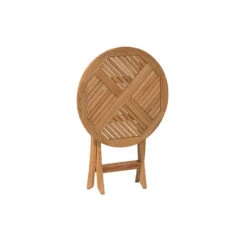 Exotan Inklaptafel Buiten Folding- Teak - Naturel - 75x65x65 -VIDAXL Winkel 1000088985 0102