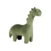 Beliani Dierenhocker BRONTOSAUR - Groen Fluweel -VIDAXL Winkel 1000089919