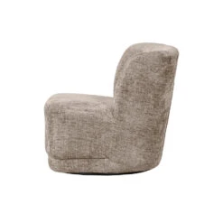 WOOOD Atty Draaifauteuil - Polyester - Zand - 75x74x65 -VIDAXL Winkel 1000091379 0103