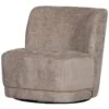 WOOOD Atty Draaifauteuil - Polyester - Zand - 75x74x65 -VIDAXL Winkel 1000091379