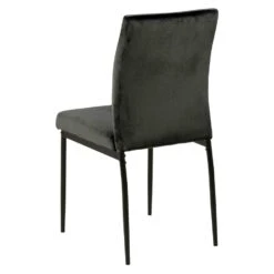 Sohome Eetkamerstoel - Set Van 2 - Paisley - Velvet - Zwart -VIDAXL Winkel 1000092031 0102