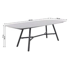 Hartman Benevento Tuintafel 240x110 Cm. -VIDAXL Winkel 1000093384 0101