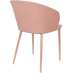 Puur Göta Eetkamerstoel - Kunststof - Roze -VIDAXL Winkel 1000093596 0104