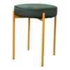 DS4U® Mika Velvet Kruk - Stof - Groen -VIDAXL Winkel 1000093827