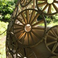 Flower Hangstoel Naturel - Wicker - Bruin 6 Flower Hangstoel Naturel - Wicker - Bruin -VIDAXL Winkel 1000094365 0103