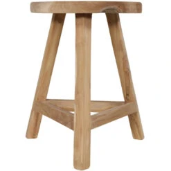 Teak Krukje 35x47cm - Hout - Bruin -VIDAXL Winkel 1000094405 0102