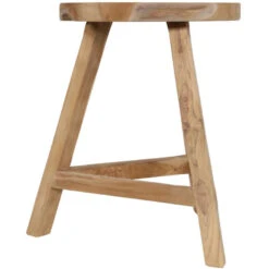 Teak Krukje 35x47cm - Hout - Bruin -VIDAXL Winkel 1000094405 0104