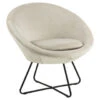 Sohome Fauteuil Kang - Velvet - Zand -VIDAXL Winkel 1000094486