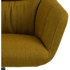 Sohome Draaifauteuil Leopold - Met Voetenbank - Geel -VIDAXL Winkel 1000094491 0103