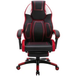 Clp Bureaustoel Clovis Kunstleder Rood -VIDAXL Winkel 1000095273 0102