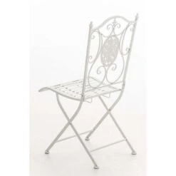 CLP Tuinstoel Sibell Wit -VIDAXL Winkel 1000095564 0102