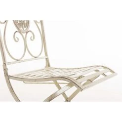 CLP Tuinstoel Sibell Crème 7 CLP Tuinstoel Sibell Crème -VIDAXL Winkel 1000095565 0104