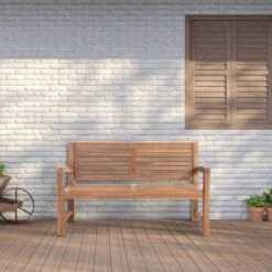 CLP Teakbank Halden 150 Cm 6 CLP Teakbank Halden 150 Cm -VIDAXL Winkel 1000095886 0102