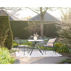 Garden Impressions Ross Tuinstoel - Zwart -VIDAXL Winkel 1000096410 0102