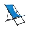 Beliani Tuinligstoel LOCRI II - Blauw Synthetisch Materiaal, Aluminium -VIDAXL Winkel 1000096766