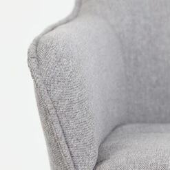 Emily Eetkamerstoel - Stof - Grijs 7 Emily Eetkamerstoel - Stof - Grijs -VIDAXL Winkel 1000096983 0104