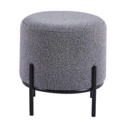 DS4U® Torben Hocker 35x38cm - Stof - Grijs