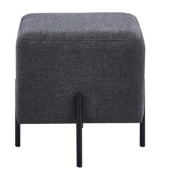 DS4U® Jorg Hocker 36x36x38cm - Stof - Grijs