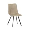 Eetkamerstoel Jimmy Velvet Taupe - Stof - Taupe -VIDAXL Winkel 1000100234