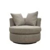 Loveseat Rond - Taupe - Stof - 94x88x84cm - Thony -VIDAXL Winkel 1000102741