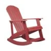 ADIRONDACK - Schommelstoel - Rood - Kunsthout -VIDAXL Winkel 1000103909
