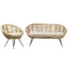 MARATEA - Loungeset - Lichtbeige - Rotan -VIDAXL Winkel 1000111495