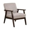ASNES - Fauteuil - Taupe - Polyester -VIDAXL Winkel 1000119133