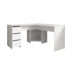 Meubella - Bureau Fuenta - Wit - 142 Cm